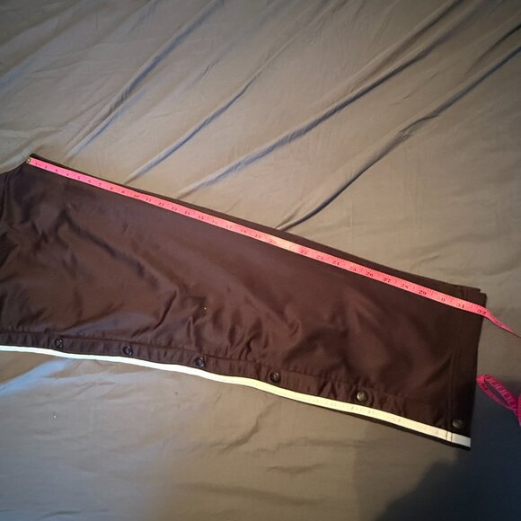 Vintage Adidas Mens XL Snap Breakaway Black/White Striped Athletic Pants - Picture 10 of 12